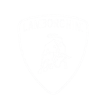 LOGO LAMBORGHINI BLANC